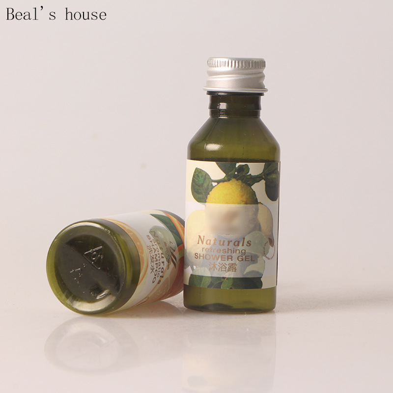 安昌厂家一次性洗发水沐浴液瓶30ml化妆品pet塑料分装瓶旋转盖