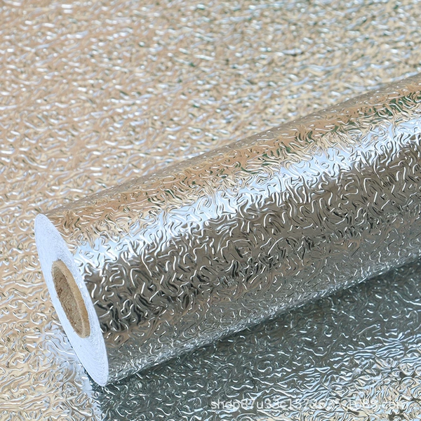Thick silver orange peel