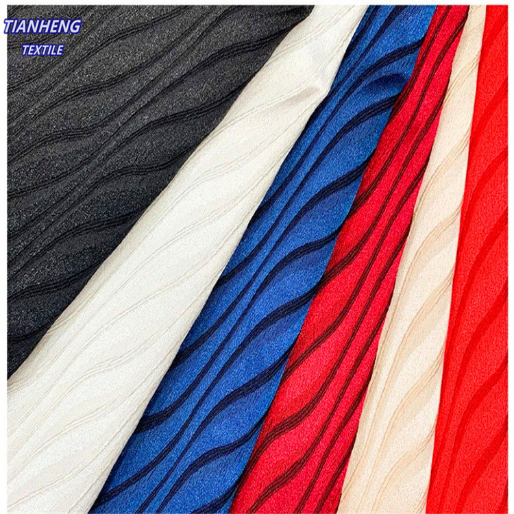 H-2206#不规则顺条 男女西装外套连衣裙舞台表演服饰DIY手作面料