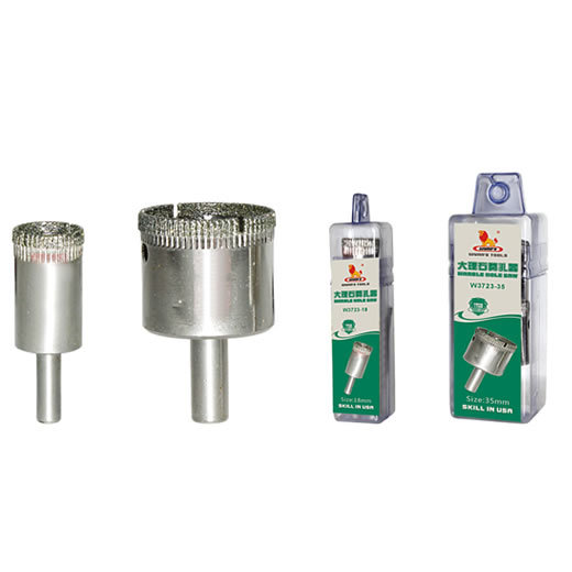 威力狮 金刚石开孔器 瓷砖大理石三角佛珠打磨玻璃钻头W3723-6