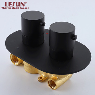Cross-Border special for constant temperature concealed-in wall shower mixing valve hotel toilet switch two in and one out