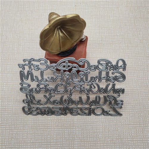 Cutting Die Cutting Die Letter Series Carbon Steel Embossed Die Home DIY Handmade Cutting Die