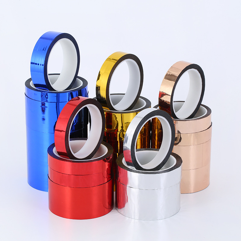 Cinta láser de color, decoración de aparejos de pesca, baquetas de hula hoop, regalo de boda, estudiantes DY, papel de color intermitente, borde