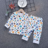 Children's underwear, summer set, flower boy costume for early age, pijama, 1-3 years, long sleeve