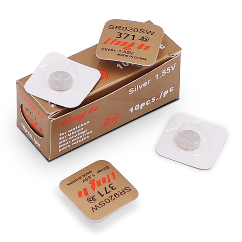 厂家直销SR920SW371电池 电子批发 AG7纽扣电池 无汞920手表电池