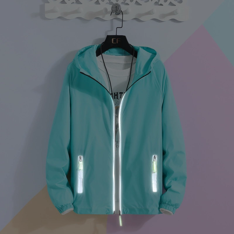 Летняя повседневная куртка мужская очень большого размера очень большое кожаное пальто тонкая куртка для пар солнцезащитный крем логотип одежды