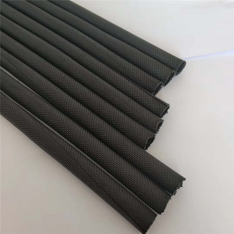 PET阻燃绝缘护套开口自卷式编织纺织套管光纤电缆汽车线束缠绕布