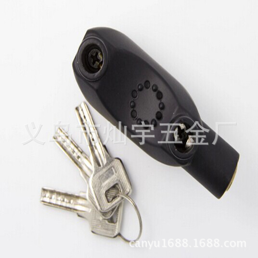 Fábrica al por mayor cerradura de alarma de aleación de aluminio cerradura antirrobo cerradura de la puerta del almacén bicicleta motocicleta disco freno cerradura antirrobo