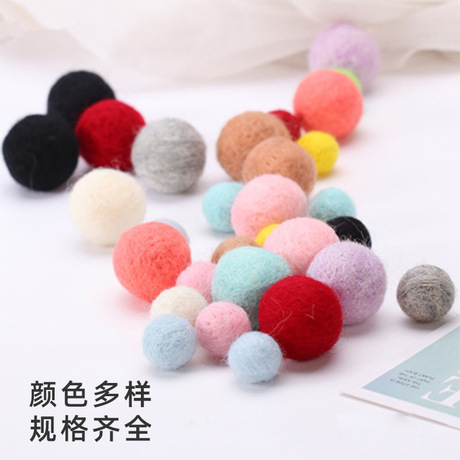 Nepal Custom Needle Felted Cross-Border 1-60cm wool felt stamp finished ball diy