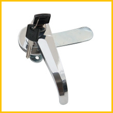 鋅合金箱櫃把手鎖 活動開關控制櫃門平面鎖 7字形門窗電櫃把手鎖