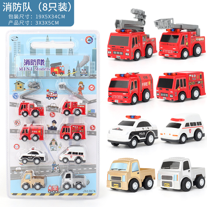 8 Fire trucks 6387A