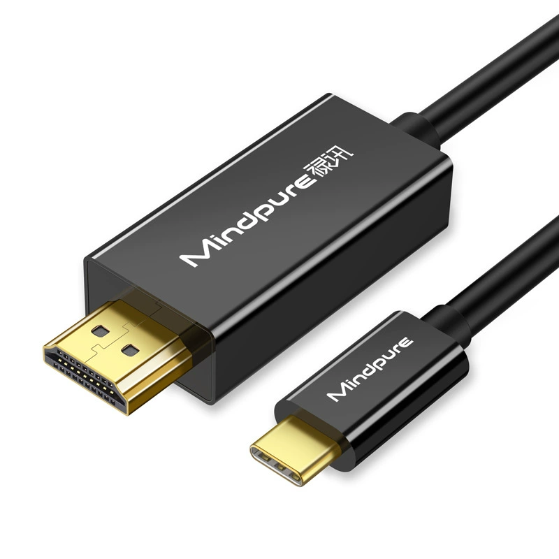 Кабель Type-C к HDMI (Mindpure) AD035 & AD030, 4K, длина 1.0–2.0 м