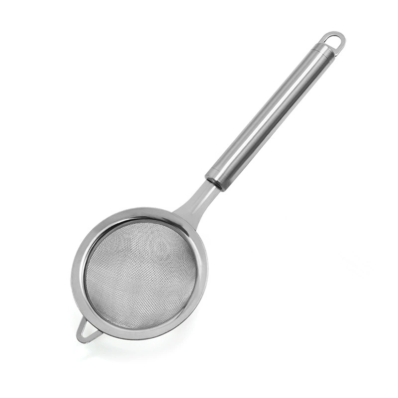 В наличии бытовой Дуршлаг Из Нержавеющей Стали кухонное переносное сито для муки из соевого молока ручное сито для муки