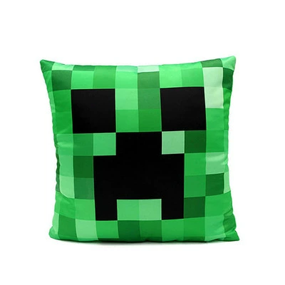 Minecraft my world игра официальный подлинный маленький черный горький, страх плоских - форма подушечка для рук теплая игрушка
