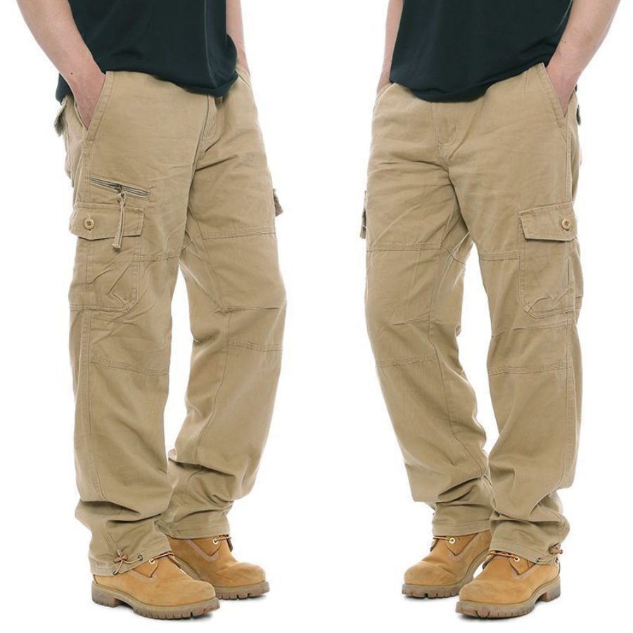 Pantalones de ropa de trabajo de los hombres sueltos de camuflaje de los hombres más el tamaño de grasa gorda marca de moda casual juvenil pantalones casuales al por mayor