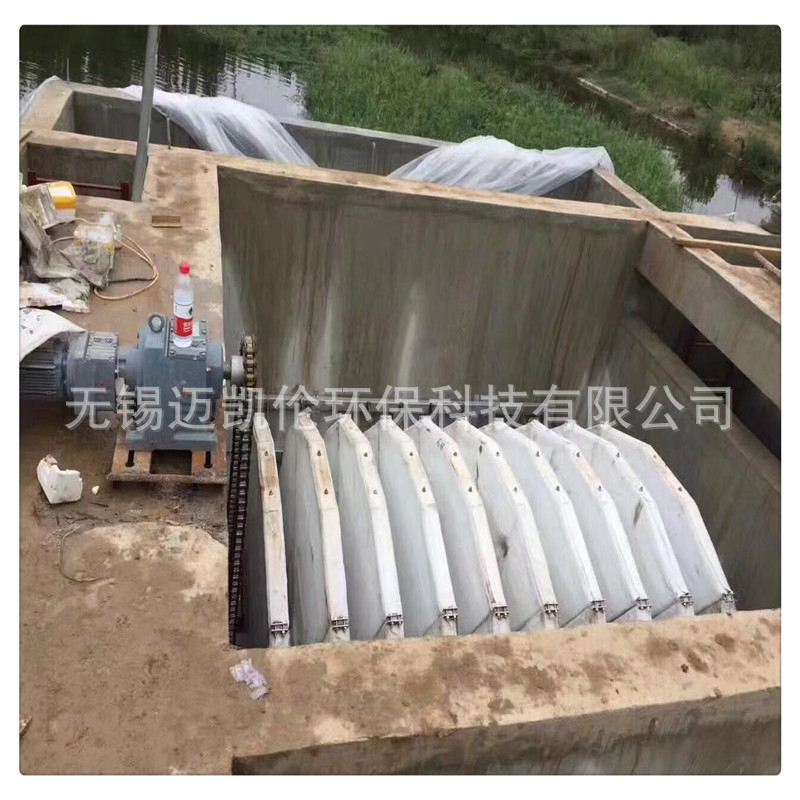 纤维转盘滤池微过滤器 竖片式半圆滤布-滤套诺迪克PE膜不锈钢滤框