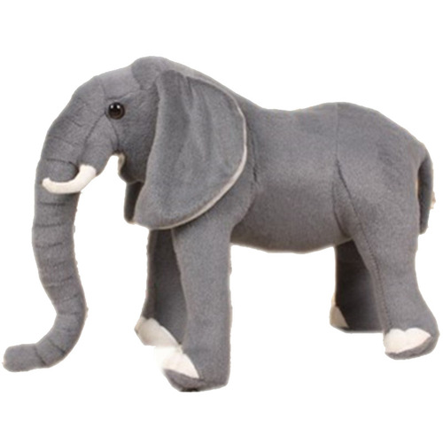 Wholesale simulated elephant plush toys, dolls, photography props, scene layouts can be shipped in one piece