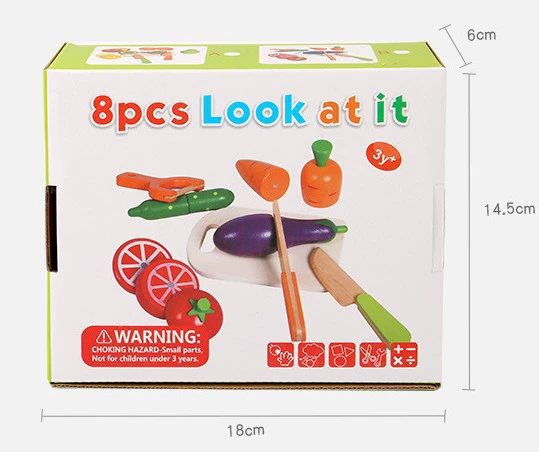8 -piece set of home vegetables