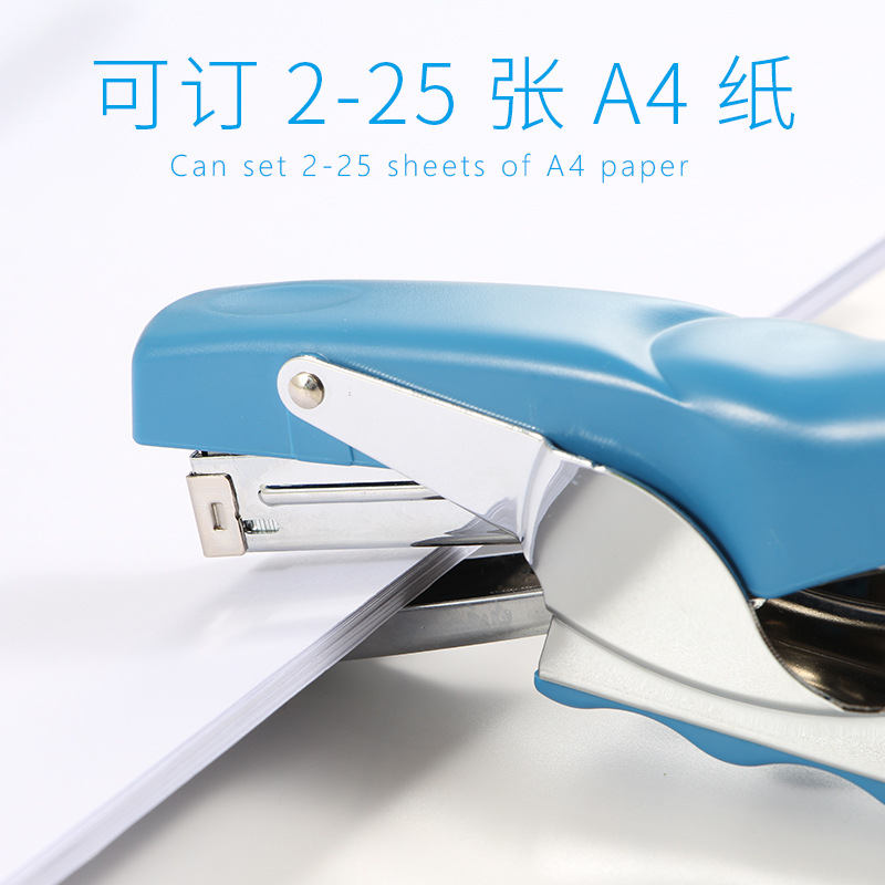 Grapadora para llevar grapadora multifunción suministros de oficina hechos a mano grapadora engrosada grapadora de mano de ahorro de mano