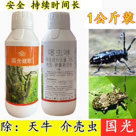 国光健歌园林果树柳树天牛金龟子蛤虫甲壳虫专用杀虫剂花农药1kg