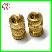 铜螺母 M4*8铜螺母 短薄螺母 塑料铜螺母 斜纹滚花螺母