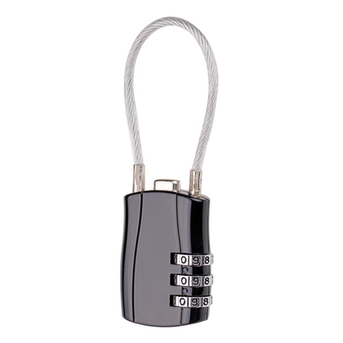 Multi-purpose luggage suitcase password padlock wire rope extended battery car motorcycle helmet anti-theft lock password lock