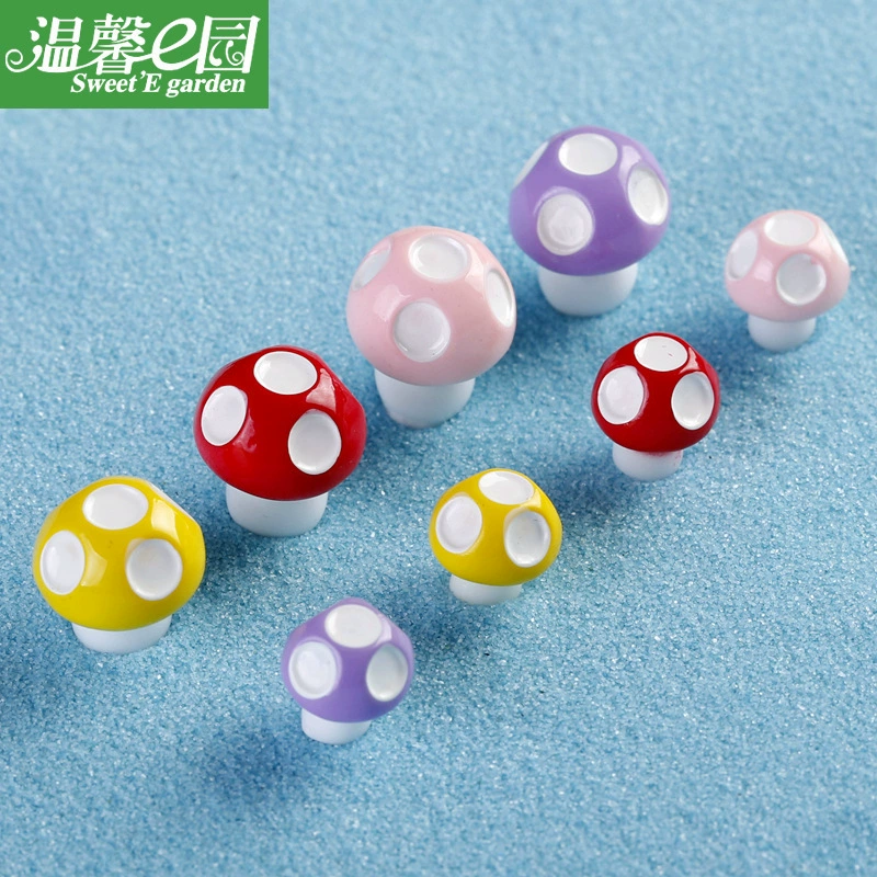 Смола маленький гриб 5 баллов гриб микро ландшафт украшения Ландшафтный декоративный материал