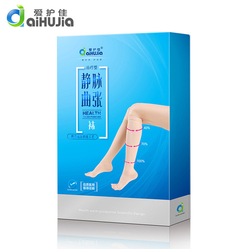Careful protection varicose vein stocking for men and women, suitable for grade 1 and 2 varicose vein swelling stockings, therapeutic varicose vein pressure relief stocking