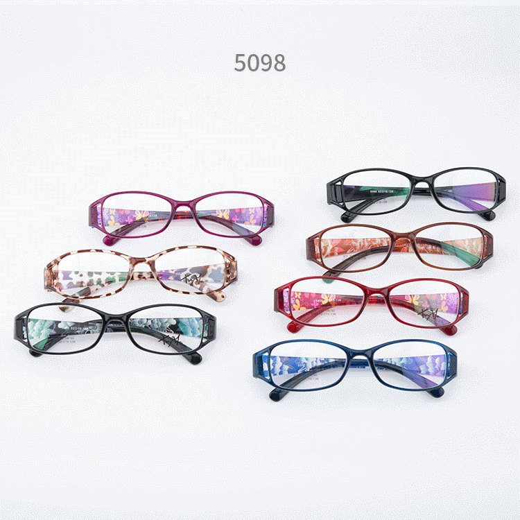 5098 color printing TR90 glasses frame can be equipped with old flower aunt glasses frame super clear fall-resistant factory wholesale 5098 color printing TR90 glasses frame can be equipped with old flower aunt glasses frame super clear fall-resistant factory wholesale