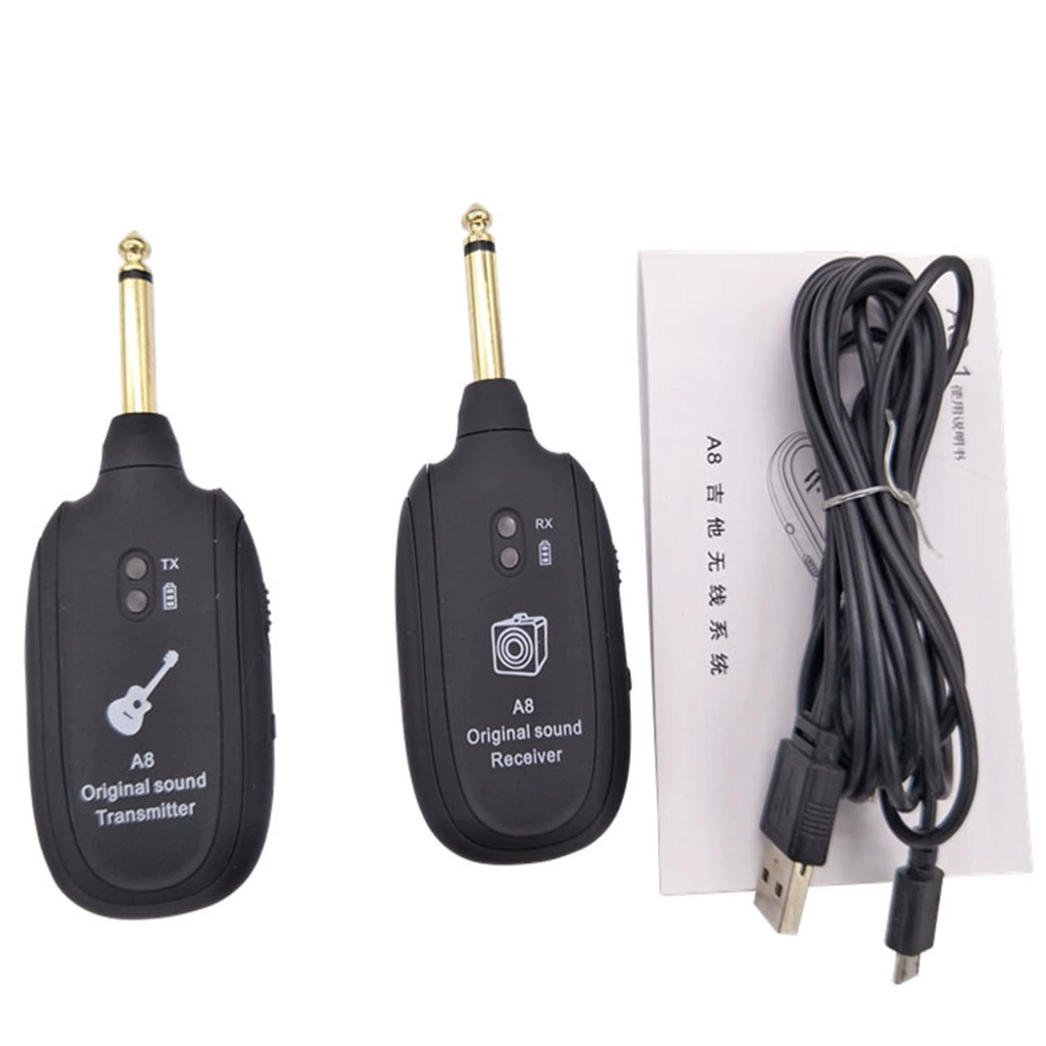 A8 A8 guitar wireless transmission system Electric guitar wireless pickup transmitter transceiver receiver