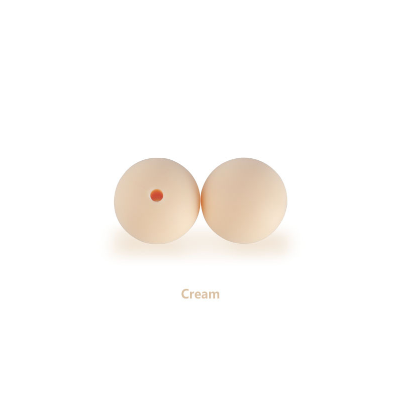 15mm cuentas de silicona molar juguete teether pulsera collar de cadena de chupete accesorios Amazon DIY accesorios de la joyería