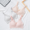 Supporting underwear for breastfeeding, thin lace push up bra for pregnant