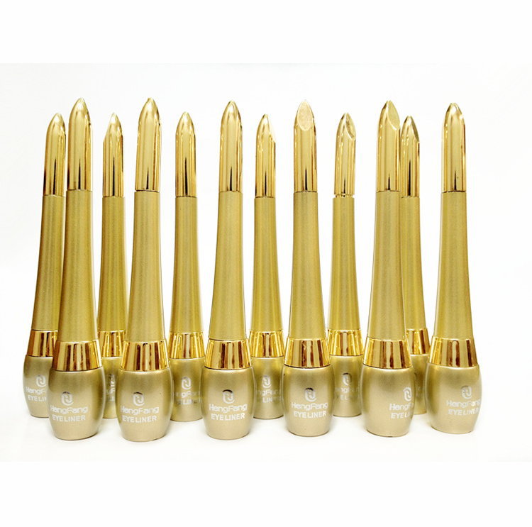Hengfang 5302 classic golden tube double-headed eyeliner + eyebrow pencil 24/piece foreign trade Wholesale