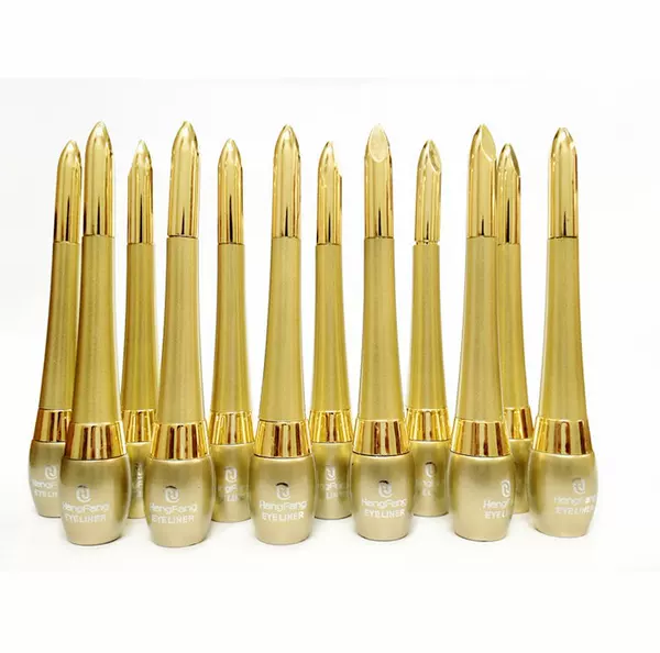 Hengfang 5302 classic golden tube double-headed eyeliner + eyebrow pencil 24/piece foreign trade Wholesale