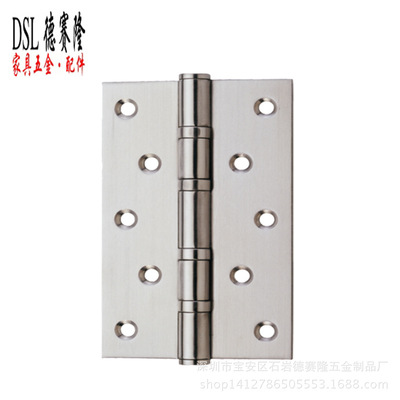 Stainless steel Swing Mute ball bearing Hinge Wooden doors Hinge 5 hardware parts
