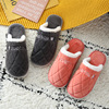 Demi-season slippers, men's non-slip wear-resistant keep warm fleece footwear for beloved platform, 2023 collection