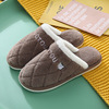 Demi-season slippers, men's non-slip wear-resistant keep warm fleece footwear for beloved platform, 2023 collection