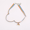 Cute rainbow bracelet, chain for key bag  hip-hop style for beloved, Korean style