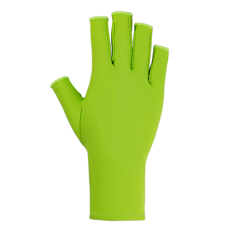Guantes de uñas a prueba de UV dedo abierto luz solar a prueba de radiación herramienta de uñas especial a prueba de negro medio dedo oversleeve image 6