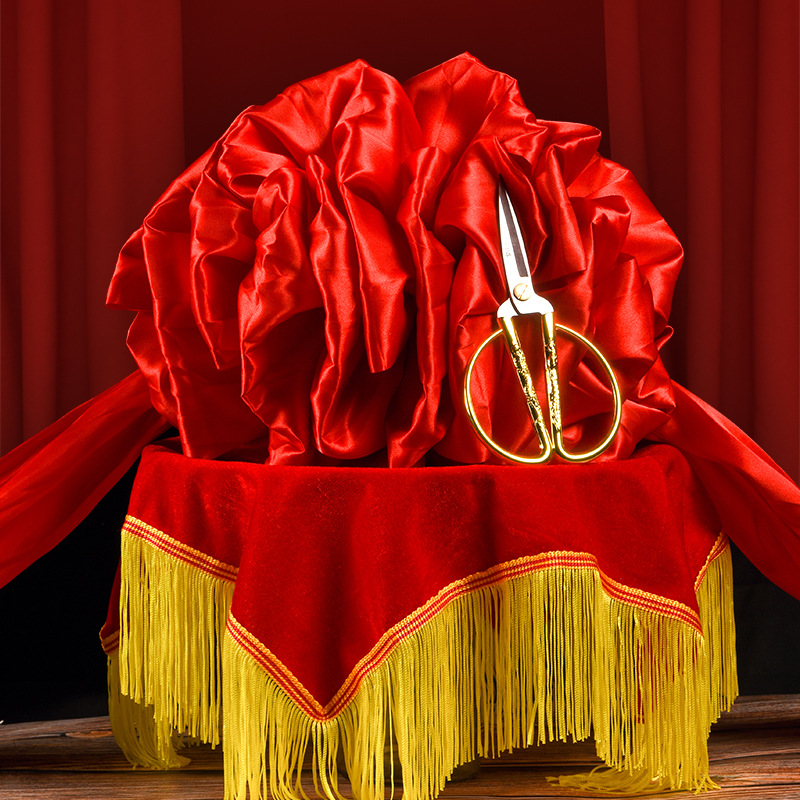 Apertura de boda de flores rojas cortadas | Fundación colocación | Celebración nueva entrega en casa, hortensia de tela roja, tela roja, flor roja