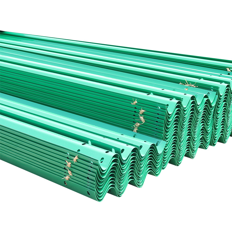 Highway Wave Guardrail Traffic Safety Facilities Three-Wave Guardrail Panels Manufacturer Customized Anti-Collision Guardrail Protective Barrier