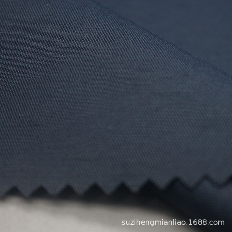 现货供应 新款斜纹锦棉纯色棉类交织面料 休闲棉服风衣羽绒服布料