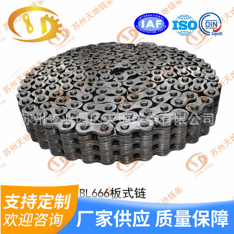板式链条厂家供应LH1244/BL644板式链 6分8片组合 提升板式链条