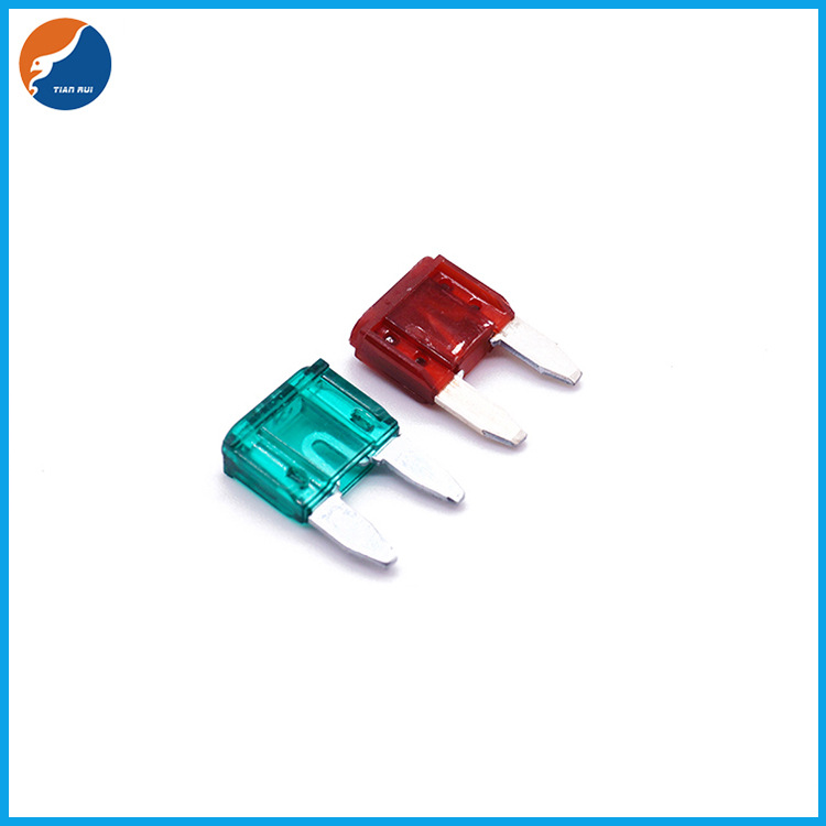 尖脚小号PA料汽车插片保险丝尖脚小插片迷你凸型保险丝
