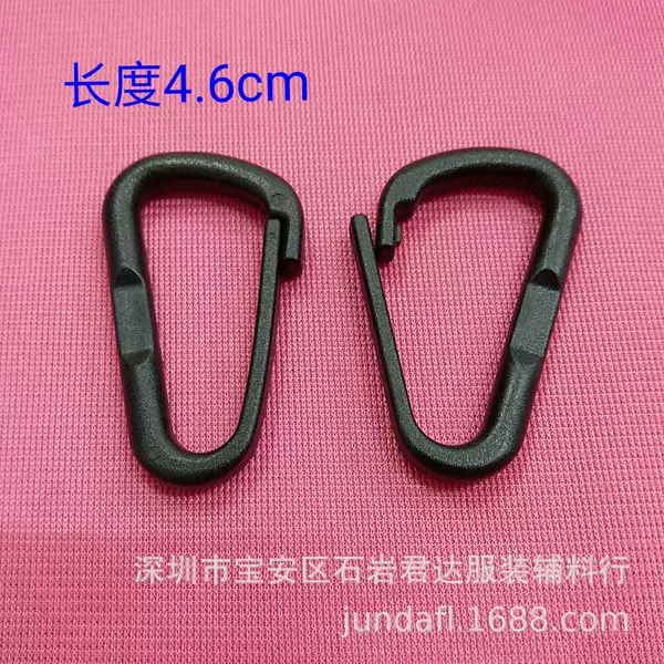 Plastic Mountaineering Hook Plastic Backpack Hook Outdoor Mountaineering Buckle High Quality Plastic Tactical D Buckle Plastic Tent Hook