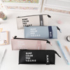 Polyurethane capacious pencil case for elementary school students, stationery, storage bag, Korean style, for secondary school