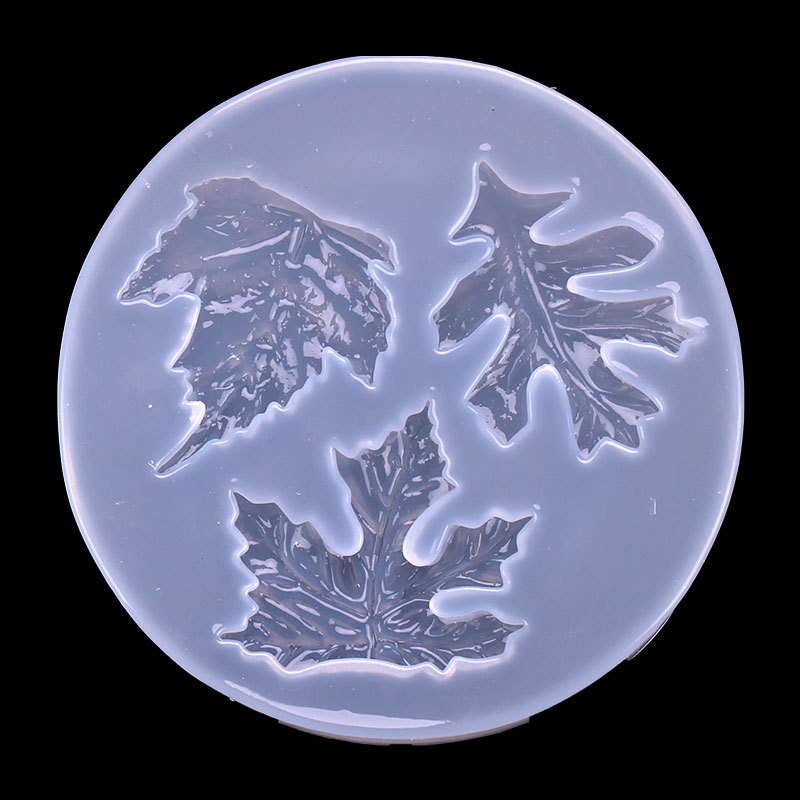 DIY cristal epoxi molde patrón europeo hoja girasol forma decoración espejo epoxi Mesa accesorios molde