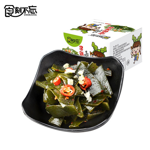 Eat without forgetting individually packaged kelp shredded kelp flakes ready-to-eat boxed aquatic casual spicy snacks manufacturers wholesale