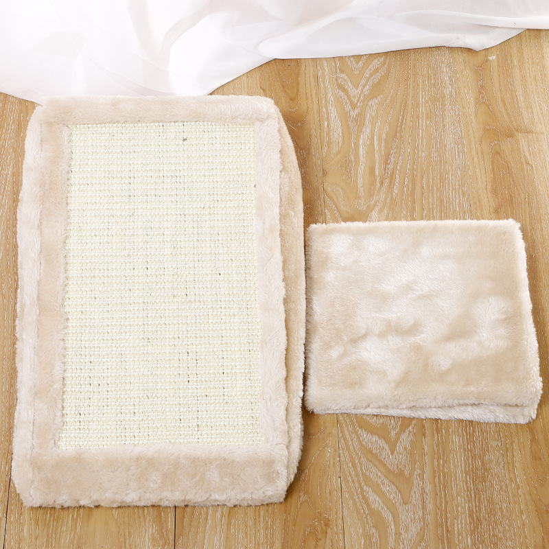 Sisal gato nido al por mayor de cuero Taobao gato de juguete sisal gato escalada marco plegable triángulo gato túnel tienda gato Villa