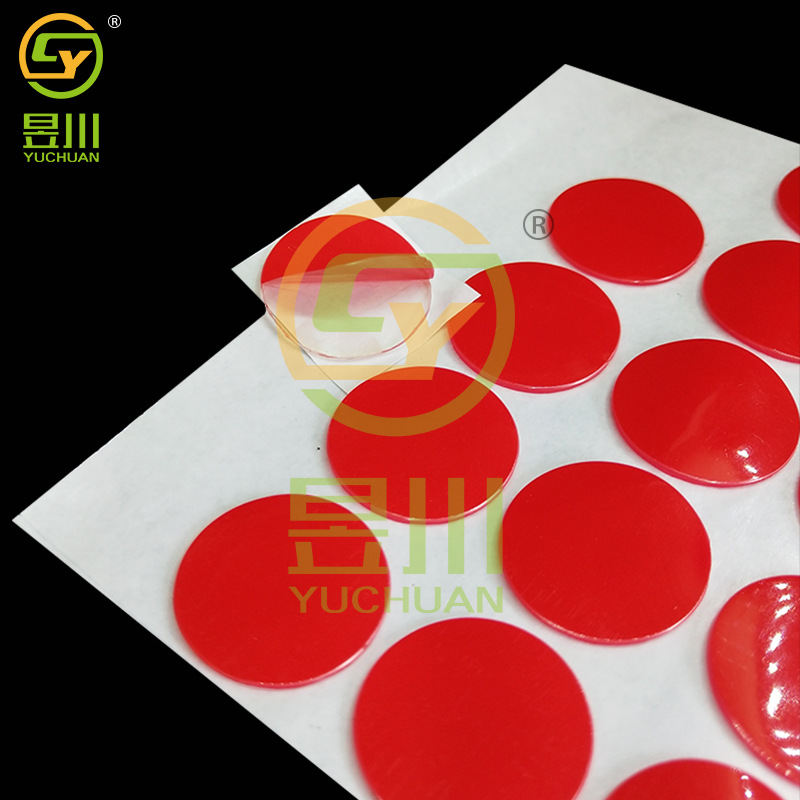 圆形透明亚克力双面胶带强粘柔软服帖性脚垫缓冲减震模切冲型厂家